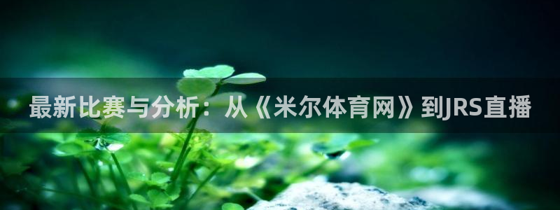 最新比赛与分析：从《米尔体育网》到JRS直播