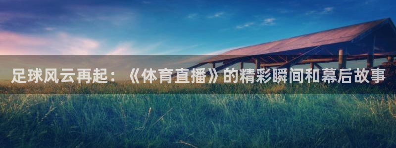 足球风云再起：《体育直播》的精彩瞬间和幕后故事